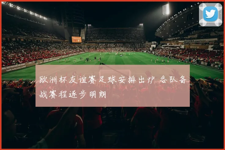 欧洲杯友谊赛足球安排出炉 各队备战赛程逐步明朗